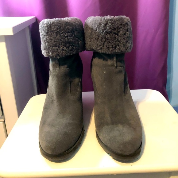 UGG Australia Kyra Granite Suede  boots size 10 - Picture 2 of 13